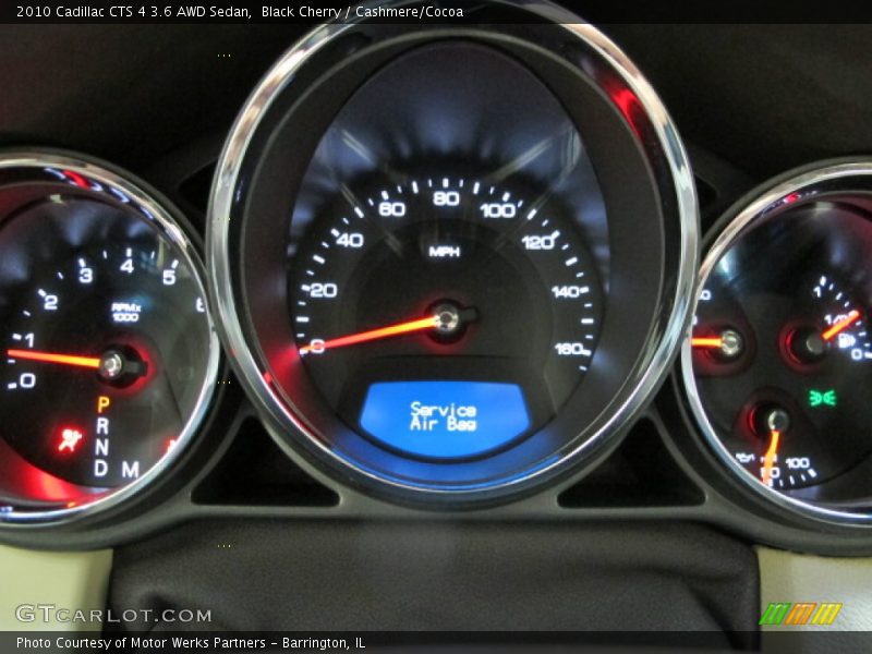 Black Cherry / Cashmere/Cocoa 2010 Cadillac CTS 4 3.6 AWD Sedan