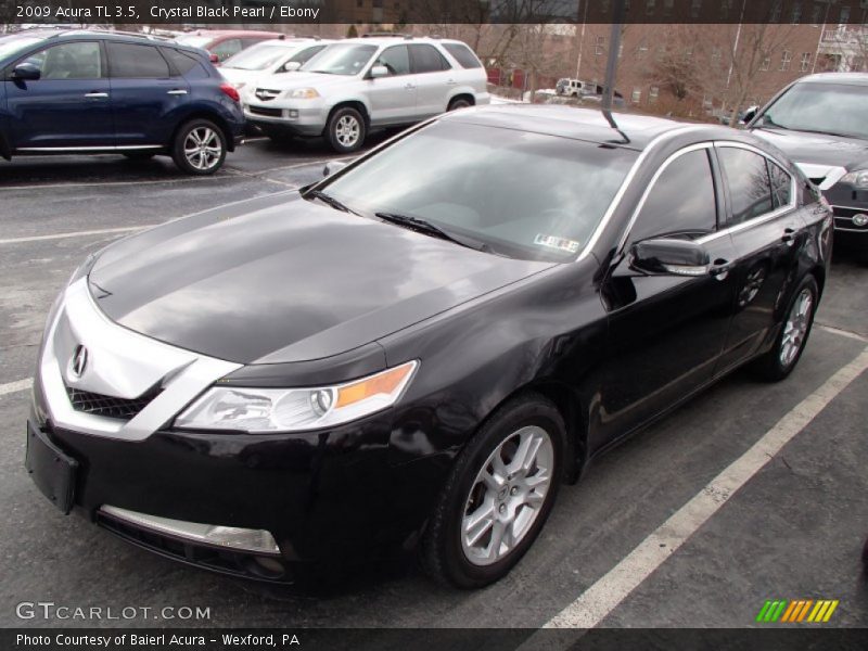 Crystal Black Pearl / Ebony 2009 Acura TL 3.5