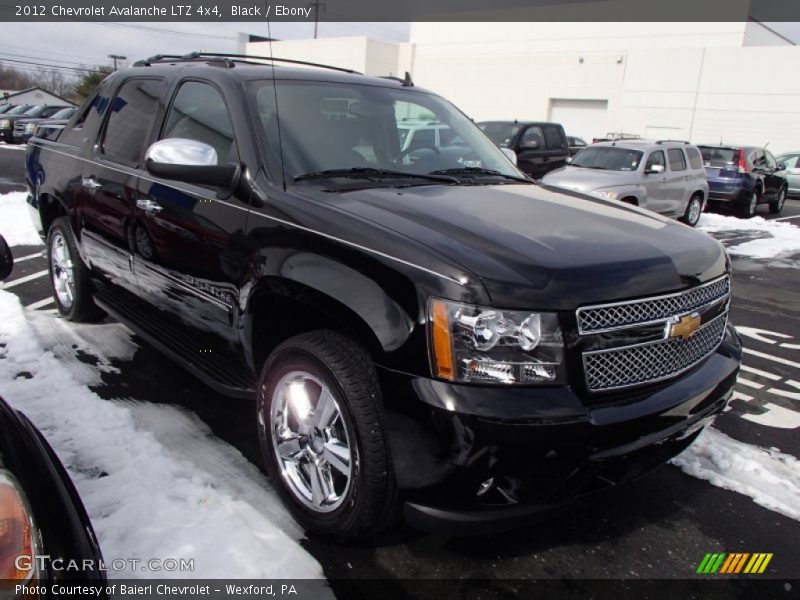 Black / Ebony 2012 Chevrolet Avalanche LTZ 4x4