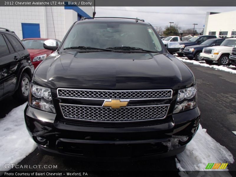 Black / Ebony 2012 Chevrolet Avalanche LTZ 4x4