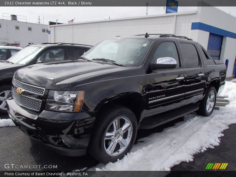 Black / Ebony 2012 Chevrolet Avalanche LTZ 4x4