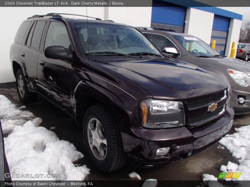 Dark Cherry Metallic / Ebony 2009 Chevrolet TrailBlazer LT 4x4