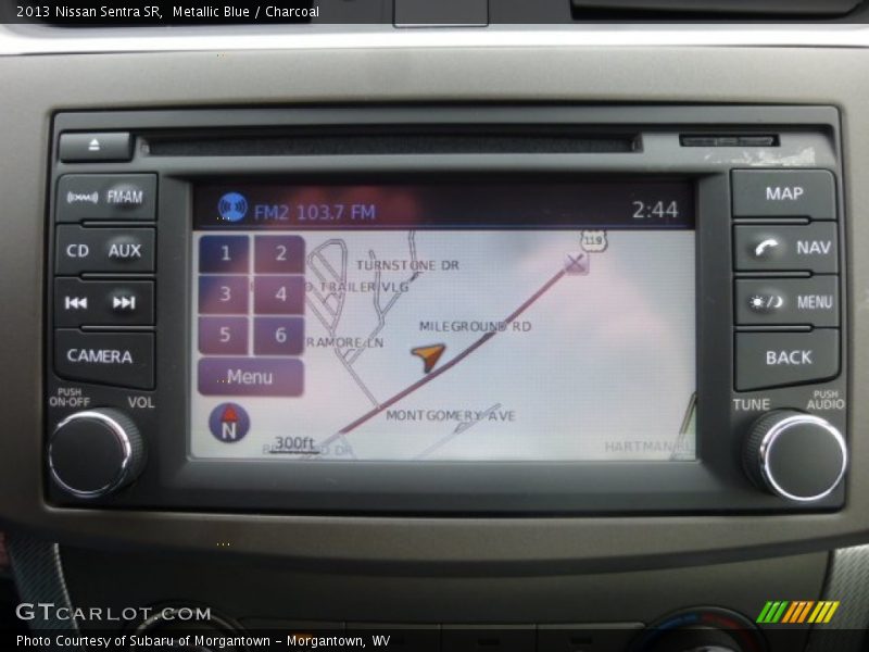 Metallic Blue / Charcoal 2013 Nissan Sentra SR