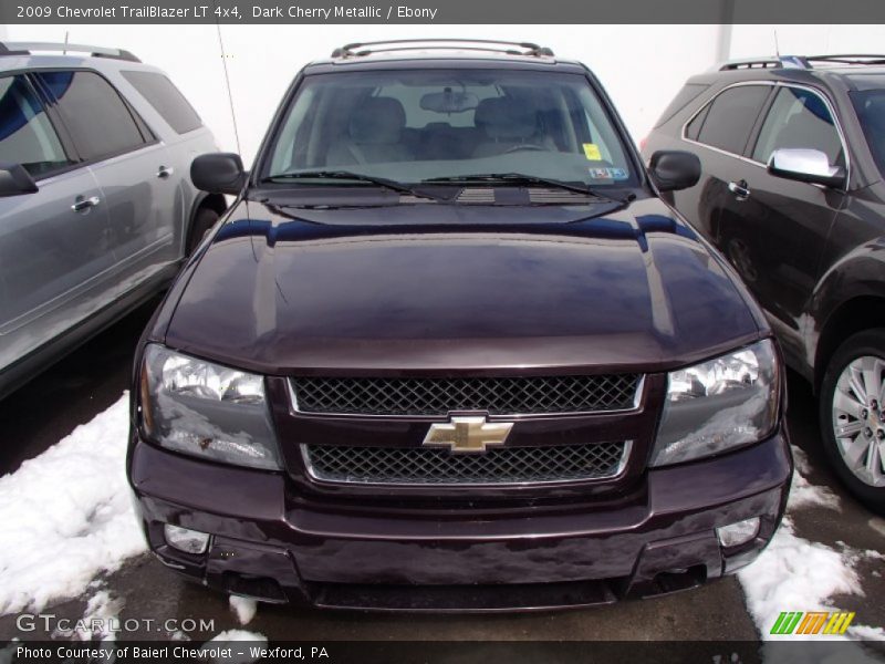 Dark Cherry Metallic / Ebony 2009 Chevrolet TrailBlazer LT 4x4