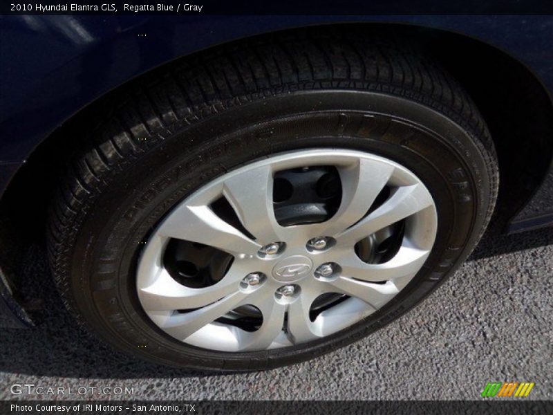 Regatta Blue / Gray 2010 Hyundai Elantra GLS