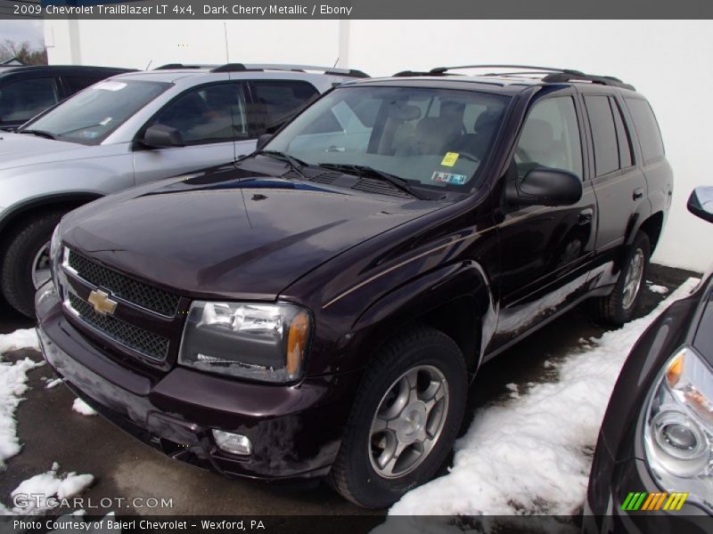 Dark Cherry Metallic / Ebony 2009 Chevrolet TrailBlazer LT 4x4