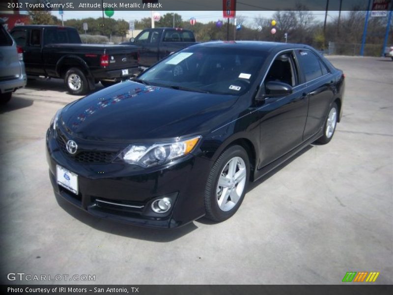 Attitude Black Metallic / Black 2012 Toyota Camry SE