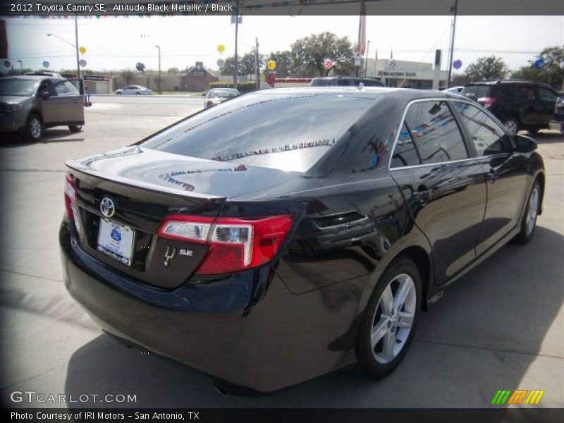 Attitude Black Metallic / Black 2012 Toyota Camry SE