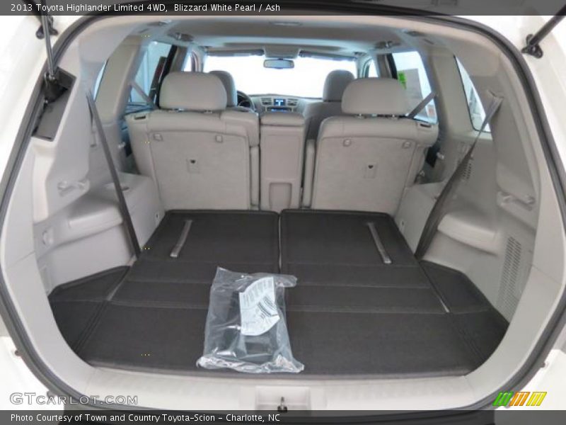 Blizzard White Pearl / Ash 2013 Toyota Highlander Limited 4WD