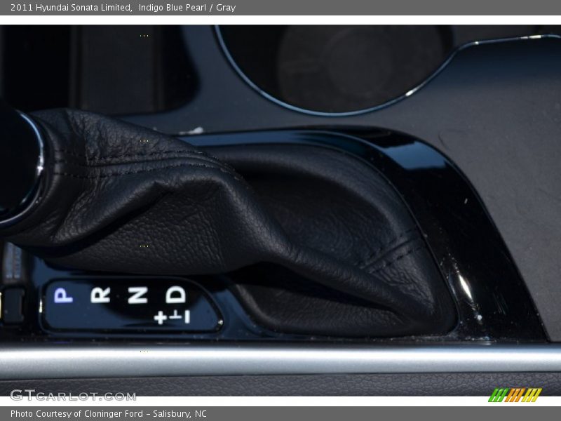 Indigo Blue Pearl / Gray 2011 Hyundai Sonata Limited