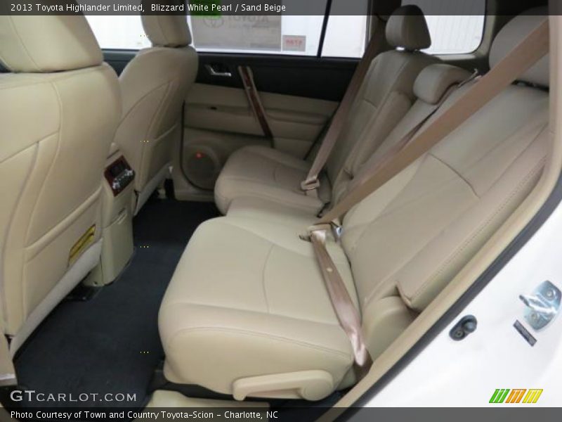 Blizzard White Pearl / Sand Beige 2013 Toyota Highlander Limited