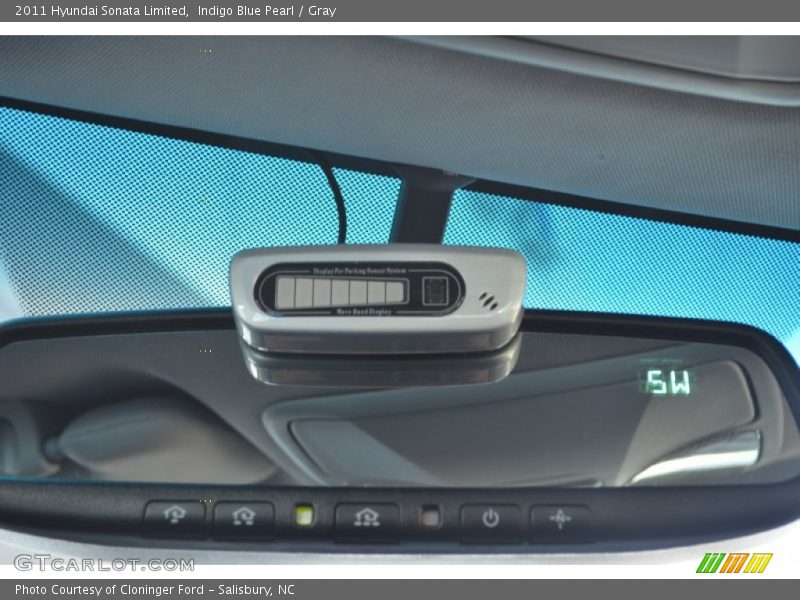 Indigo Blue Pearl / Gray 2011 Hyundai Sonata Limited