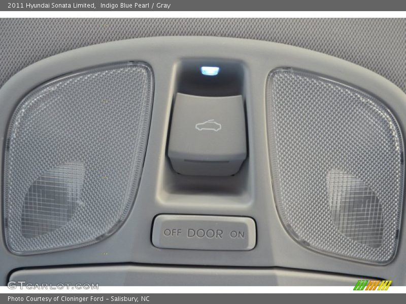 Indigo Blue Pearl / Gray 2011 Hyundai Sonata Limited