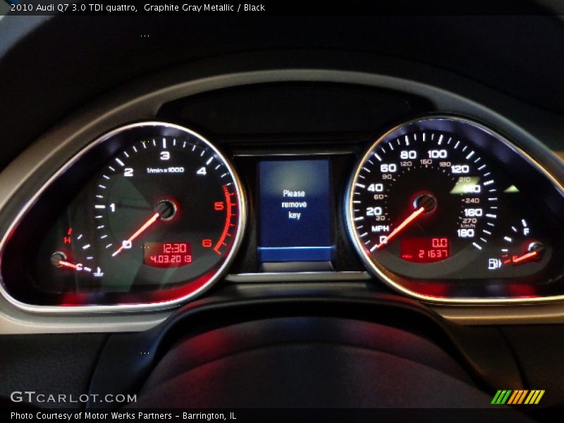 Graphite Gray Metallic / Black 2010 Audi Q7 3.0 TDI quattro