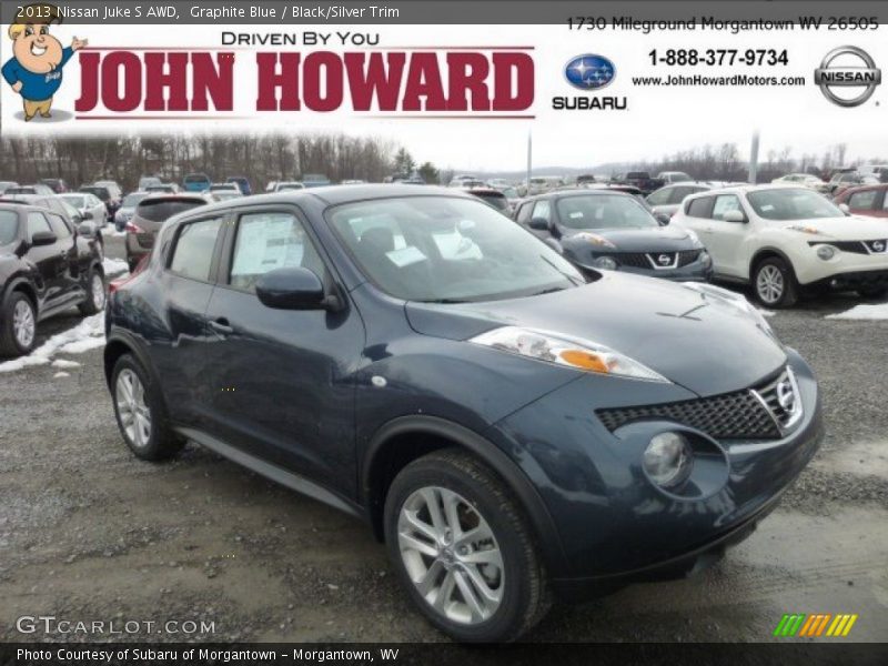 Graphite Blue / Black/Silver Trim 2013 Nissan Juke S AWD