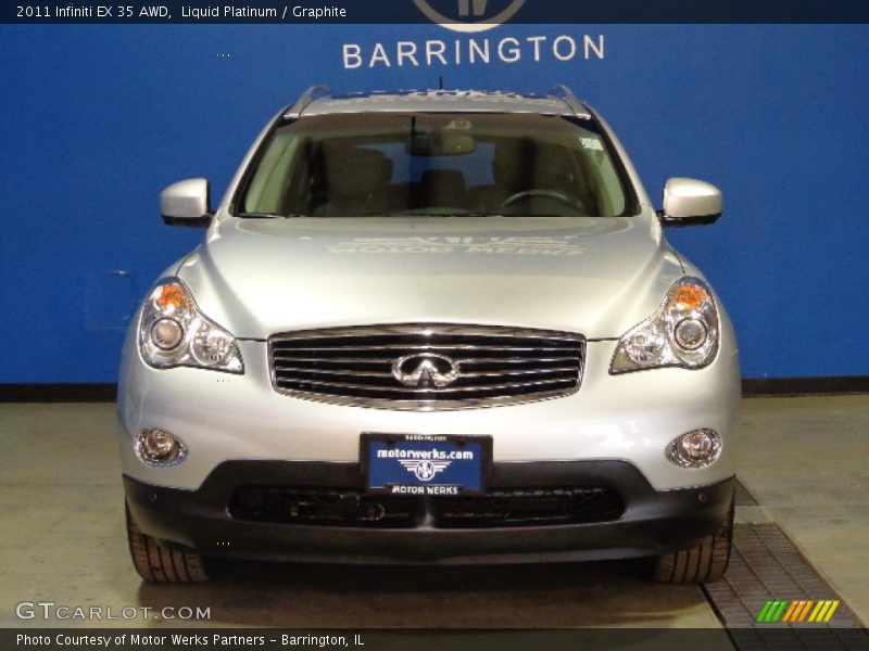 Liquid Platinum / Graphite 2011 Infiniti EX 35 AWD