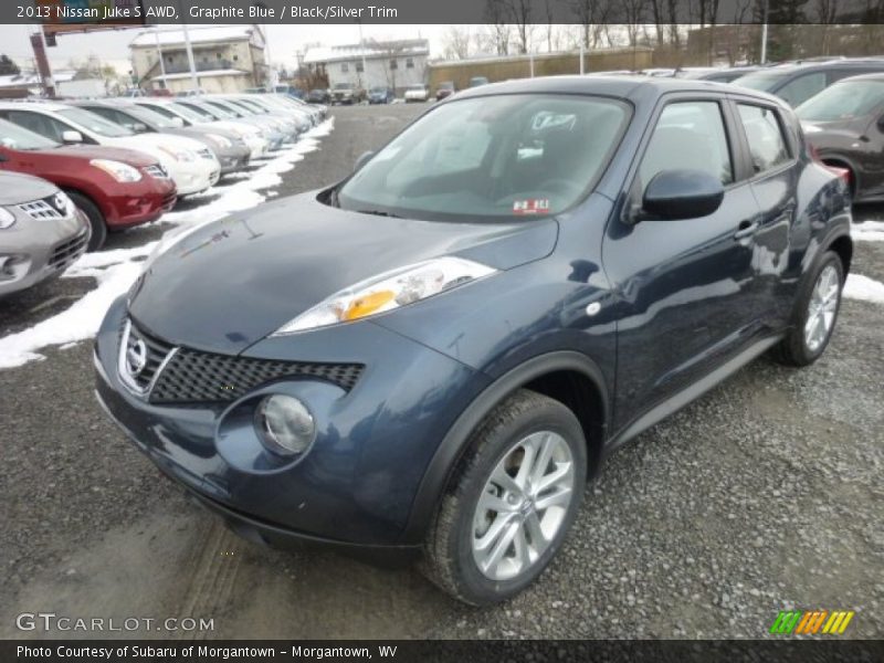 Graphite Blue / Black/Silver Trim 2013 Nissan Juke S AWD