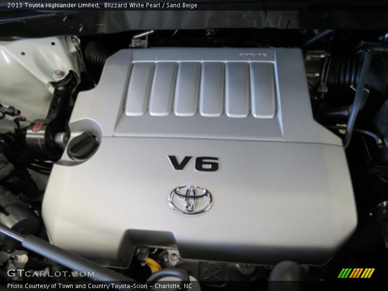 Blizzard White Pearl / Sand Beige 2013 Toyota Highlander Limited