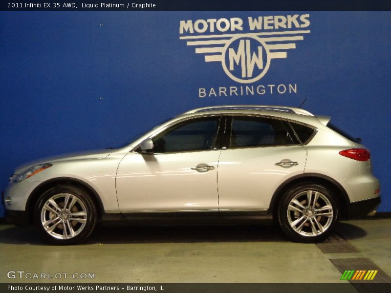 Liquid Platinum / Graphite 2011 Infiniti EX 35 AWD