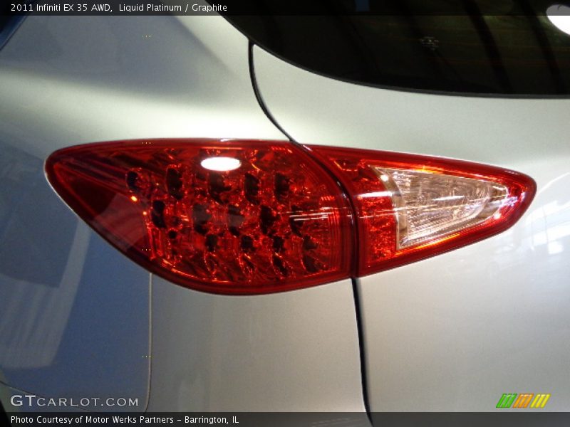 Liquid Platinum / Graphite 2011 Infiniti EX 35 AWD