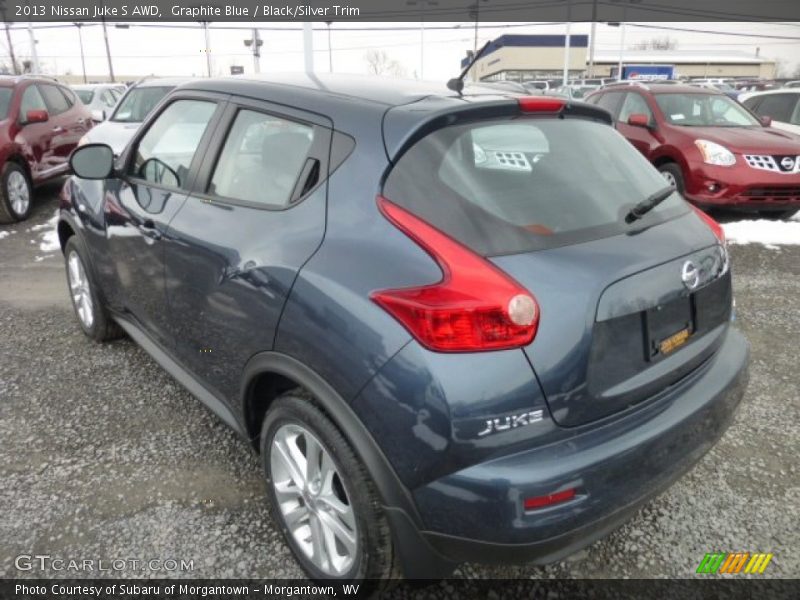 Graphite Blue / Black/Silver Trim 2013 Nissan Juke S AWD
