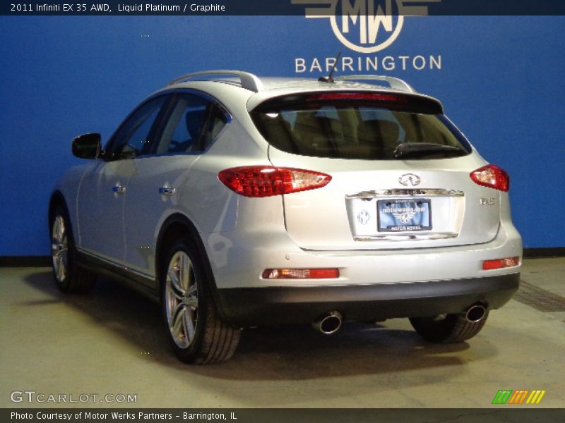Liquid Platinum / Graphite 2011 Infiniti EX 35 AWD
