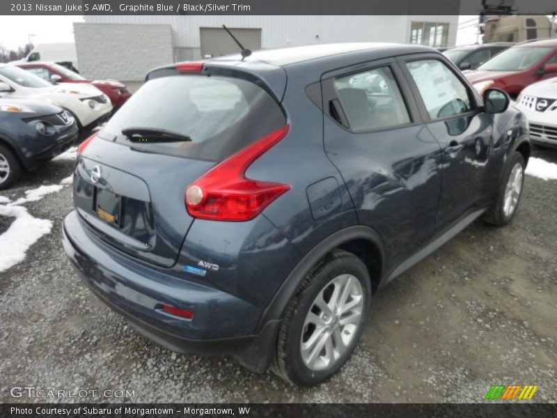 Graphite Blue / Black/Silver Trim 2013 Nissan Juke S AWD
