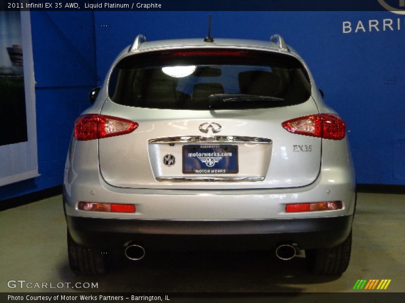 Liquid Platinum / Graphite 2011 Infiniti EX 35 AWD
