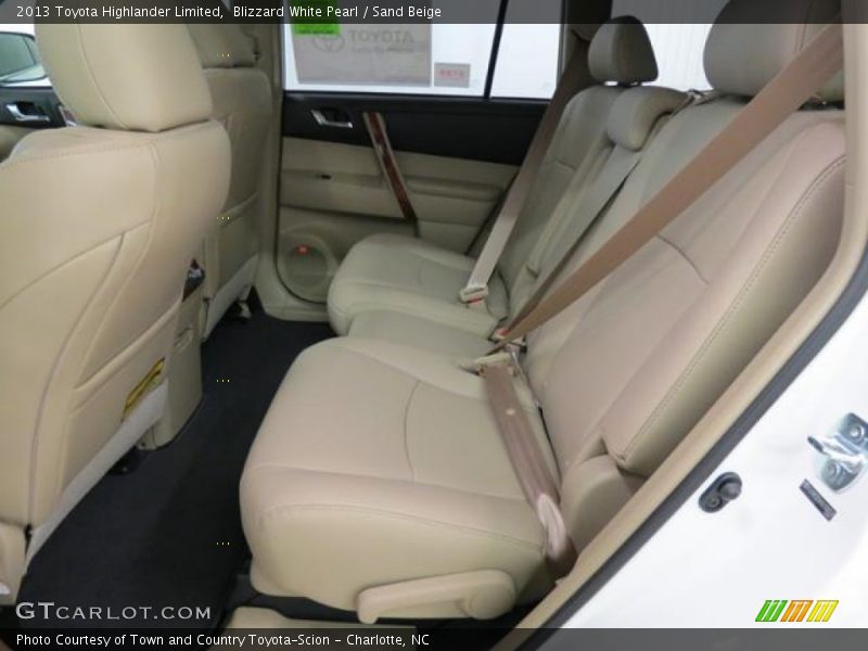 Blizzard White Pearl / Sand Beige 2013 Toyota Highlander Limited