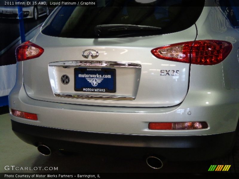 Liquid Platinum / Graphite 2011 Infiniti EX 35 AWD