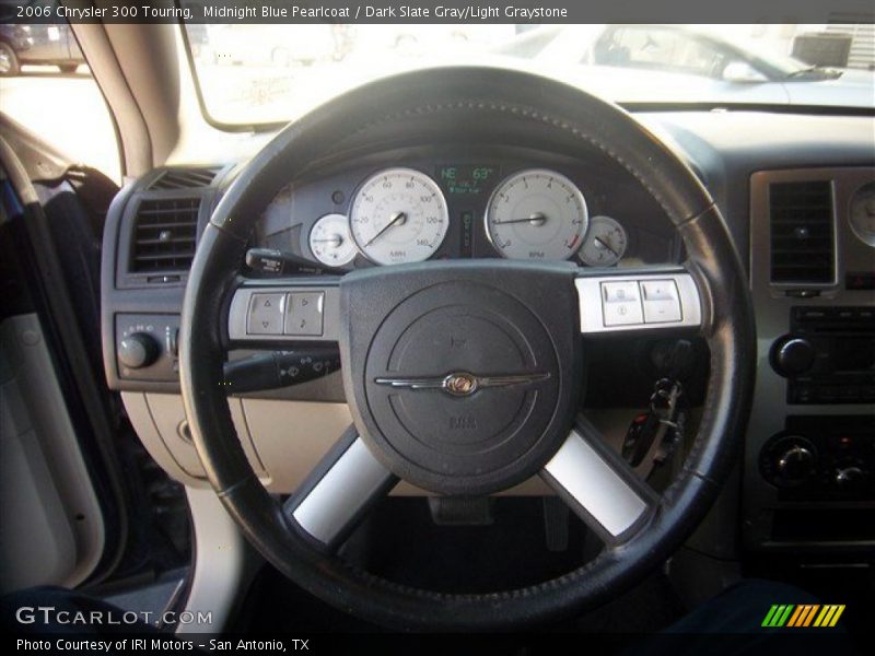 Midnight Blue Pearlcoat / Dark Slate Gray/Light Graystone 2006 Chrysler 300 Touring