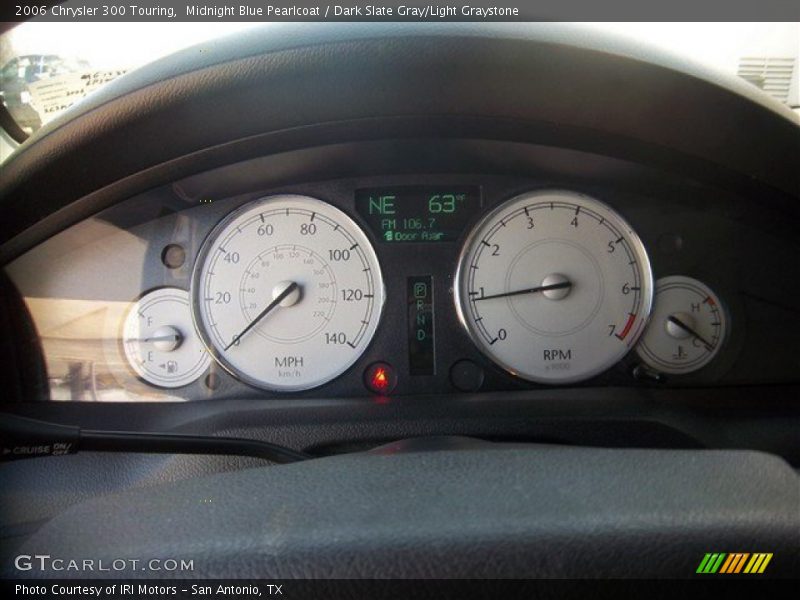 Midnight Blue Pearlcoat / Dark Slate Gray/Light Graystone 2006 Chrysler 300 Touring