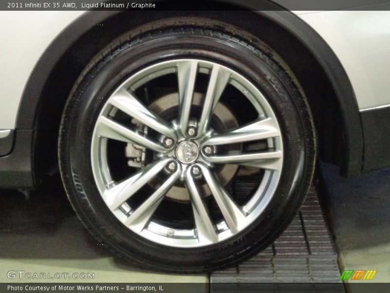 Liquid Platinum / Graphite 2011 Infiniti EX 35 AWD