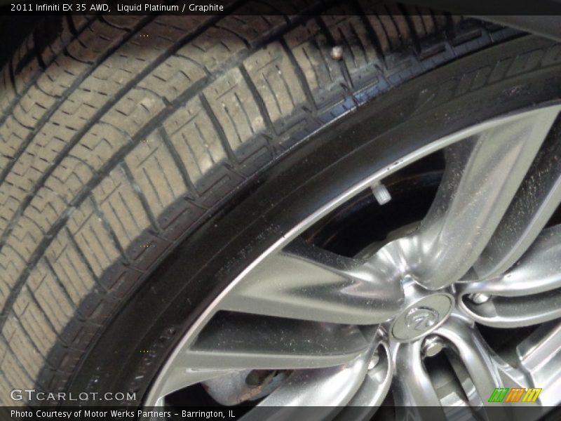 Liquid Platinum / Graphite 2011 Infiniti EX 35 AWD