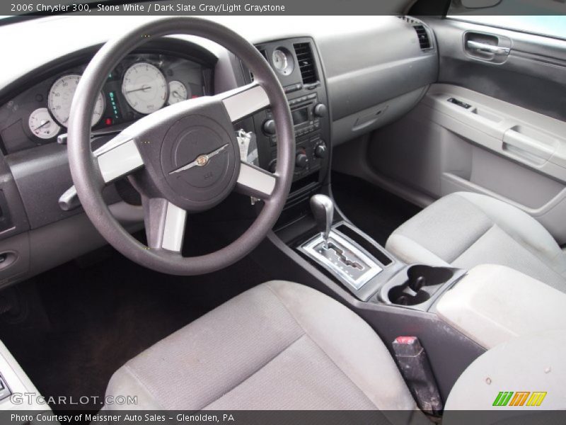 Stone White / Dark Slate Gray/Light Graystone 2006 Chrysler 300
