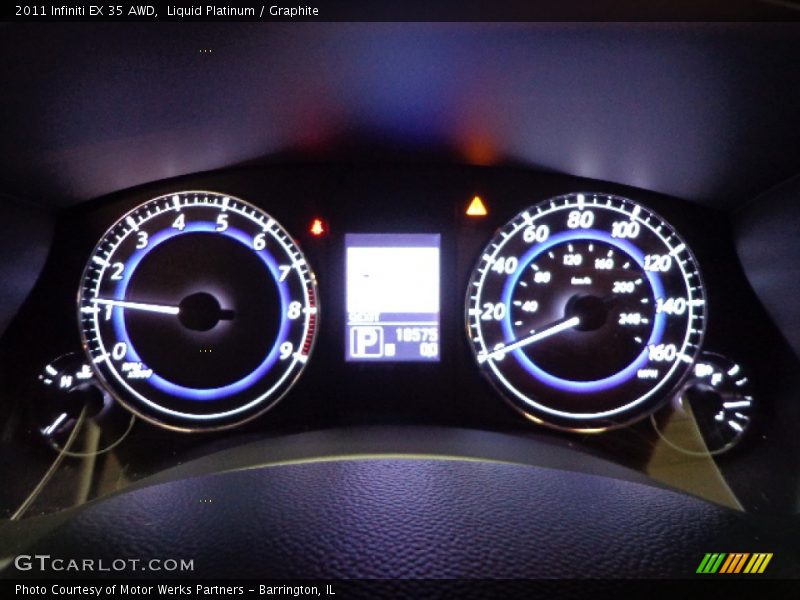 Liquid Platinum / Graphite 2011 Infiniti EX 35 AWD