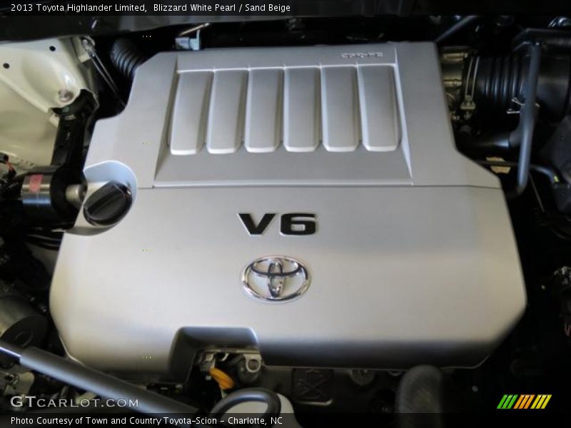 Blizzard White Pearl / Sand Beige 2013 Toyota Highlander Limited