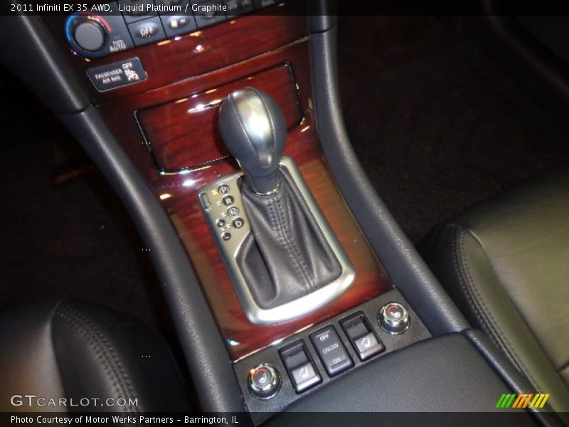 Liquid Platinum / Graphite 2011 Infiniti EX 35 AWD