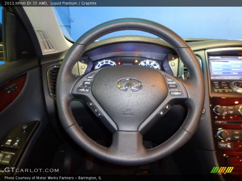 Liquid Platinum / Graphite 2011 Infiniti EX 35 AWD