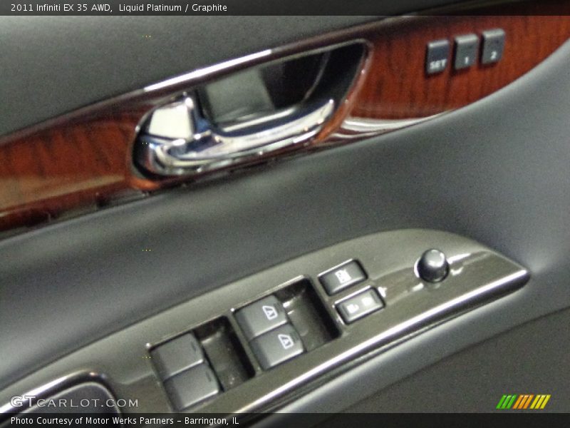 Liquid Platinum / Graphite 2011 Infiniti EX 35 AWD