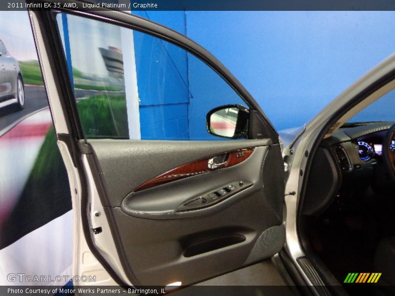 Liquid Platinum / Graphite 2011 Infiniti EX 35 AWD