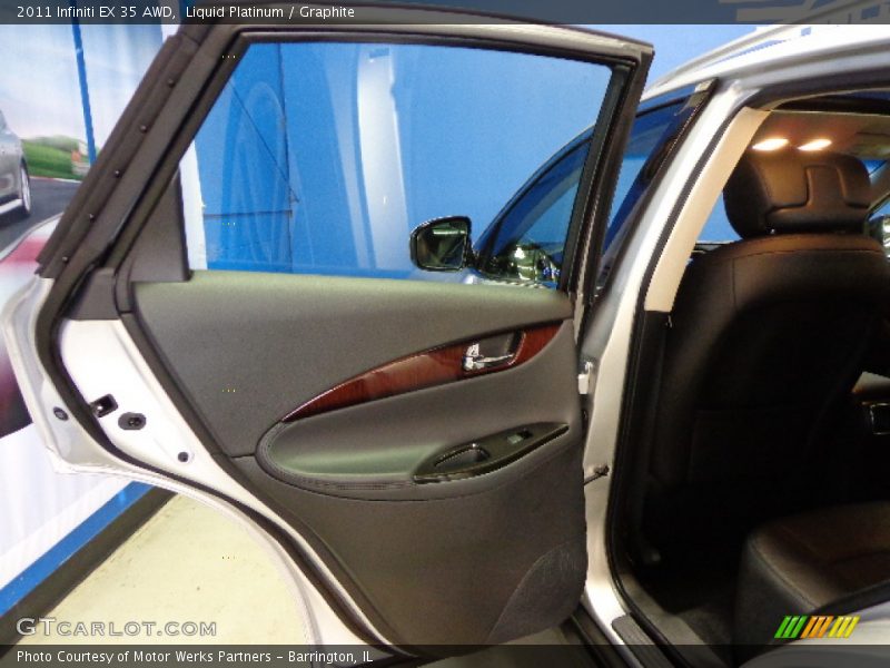Liquid Platinum / Graphite 2011 Infiniti EX 35 AWD
