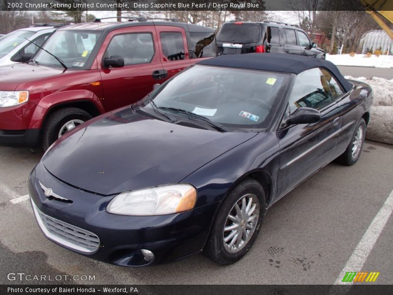 Front 3/4 View of 2002 Sebring Limited Convertible