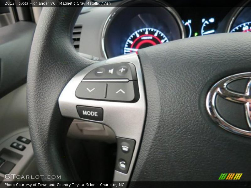 Magnetic Gray Metallic / Ash 2013 Toyota Highlander V6