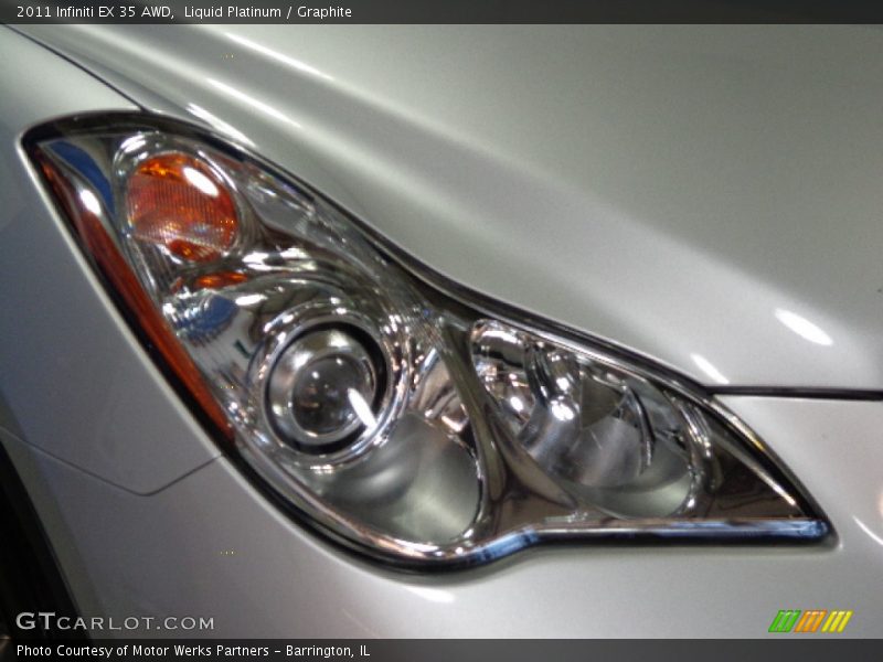 Liquid Platinum / Graphite 2011 Infiniti EX 35 AWD