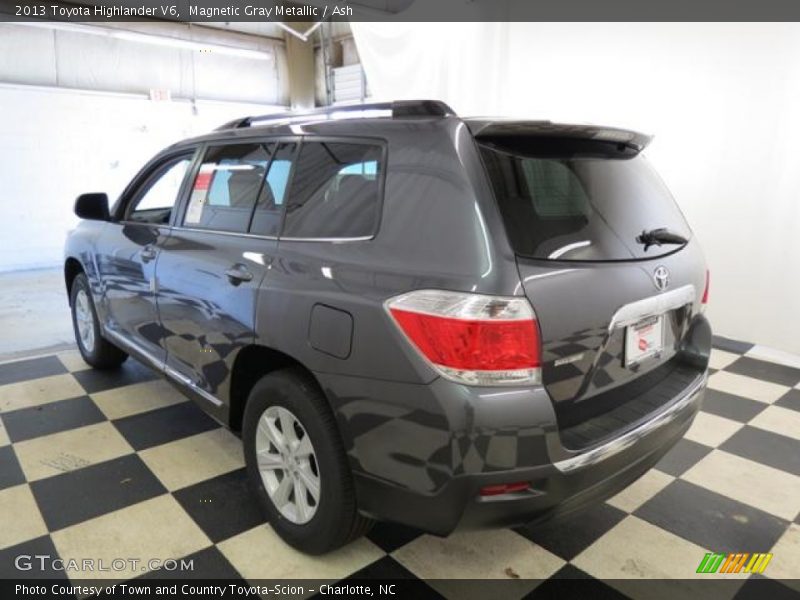 Magnetic Gray Metallic / Ash 2013 Toyota Highlander V6