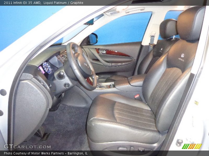 Liquid Platinum / Graphite 2011 Infiniti EX 35 AWD