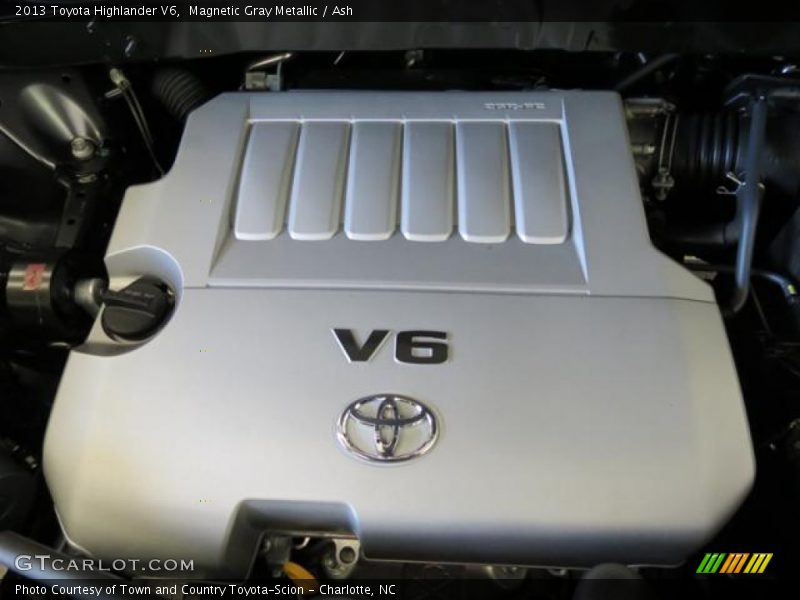 Magnetic Gray Metallic / Ash 2013 Toyota Highlander V6
