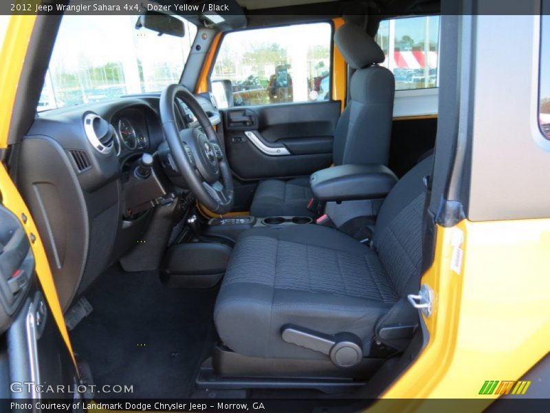 Dozer Yellow / Black 2012 Jeep Wrangler Sahara 4x4