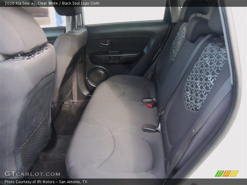 Clear White / Black Soul Logo Cloth 2010 Kia Soul +